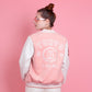 Tokyo Varsity Jacket Pink