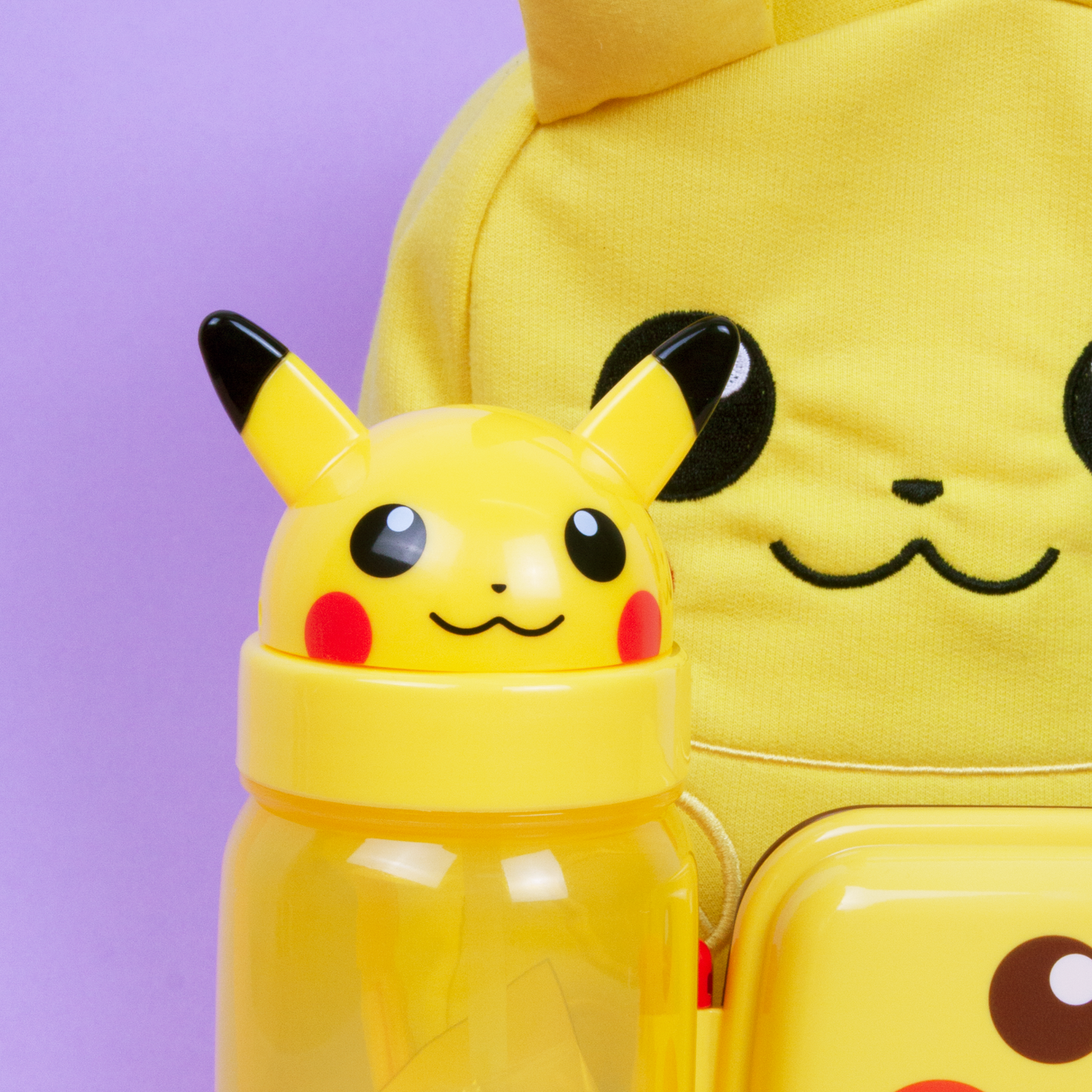 Pikachu Drink Bottle with Straw