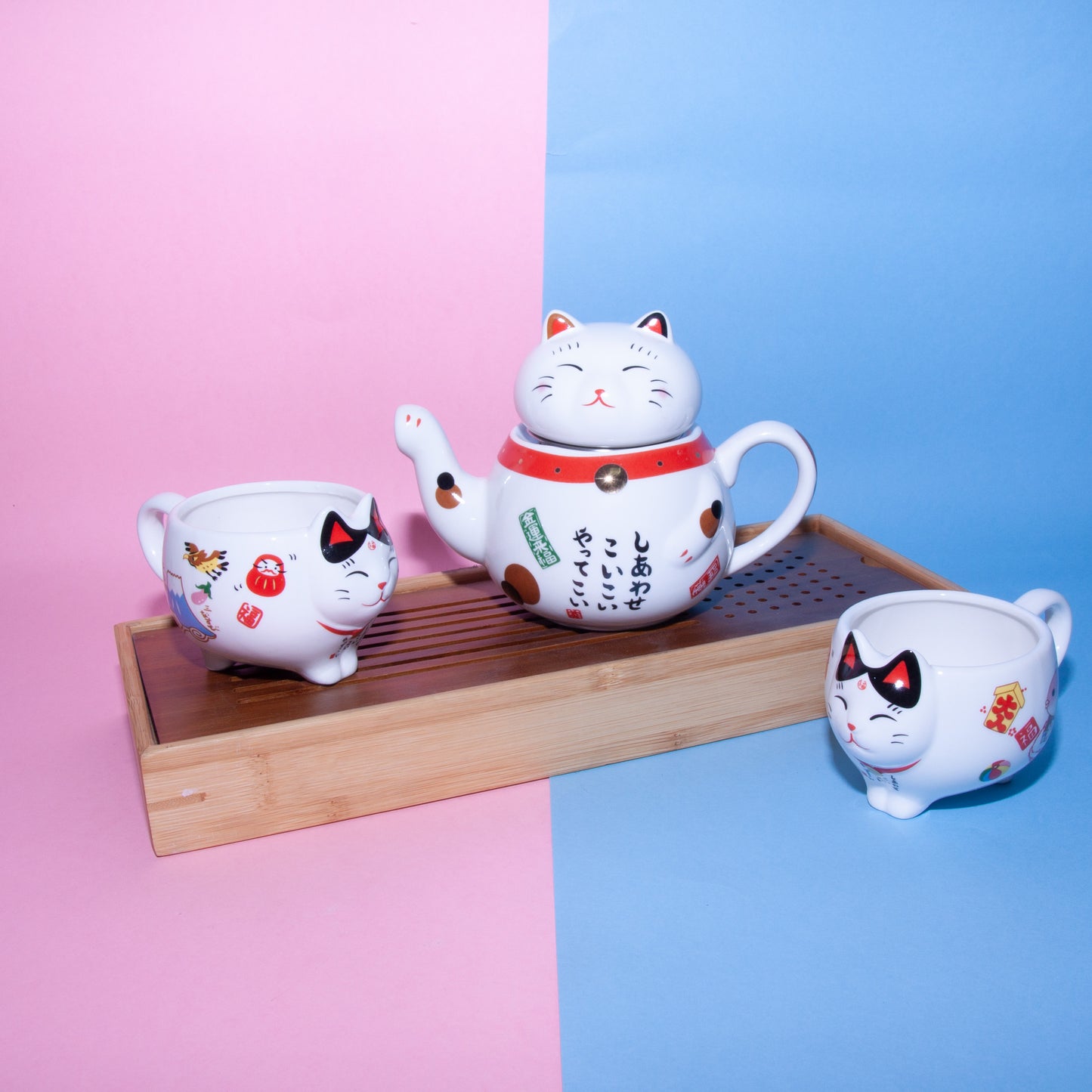 Kawaii Neko Tea Set