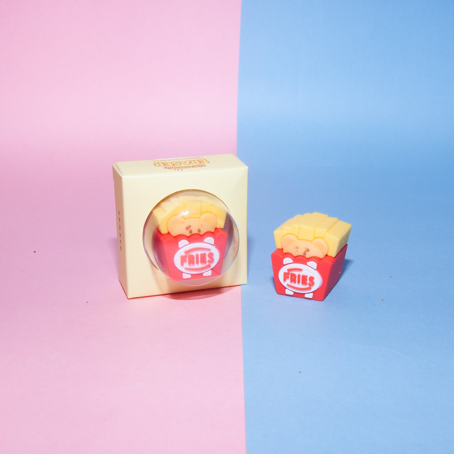 Kawaii Bear Fries Eraser