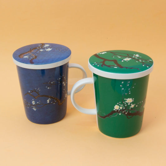 Tea Mug With Filter Blossom