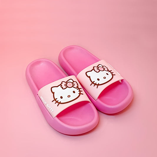 Hello Kitty pink/pink slippers