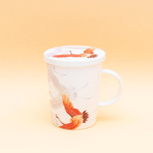 Crane Tea Mug With Filter