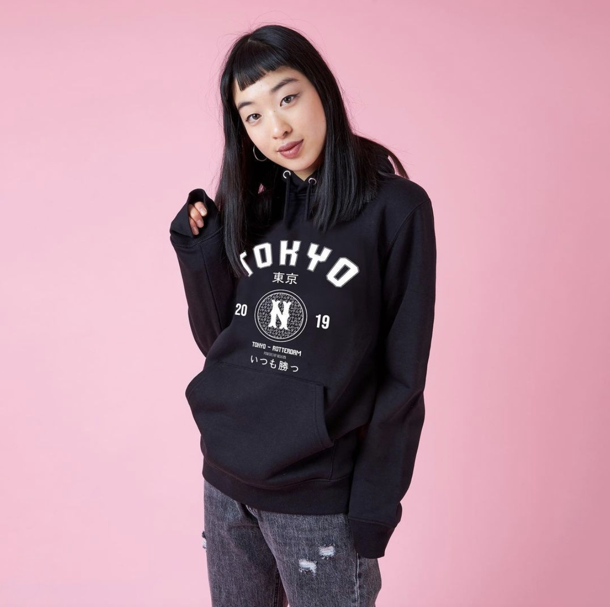 Nishi Tokyo Hoodie Black