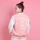 Nishi Tokyo Varsity Jacket Pink