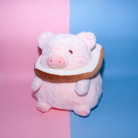 Kawaii Plushie Pig Toast