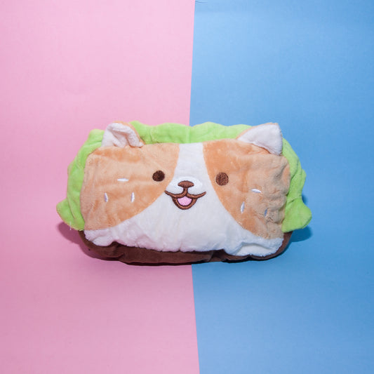 Kawaii Dog Sandwich Pencil Case