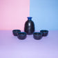 H&K Blue Sake Set