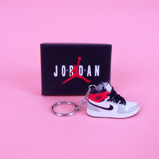 Jordan 1 Retro High Light Smoke Grey Sneaker Keychain