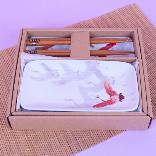 Crane Sushi Set