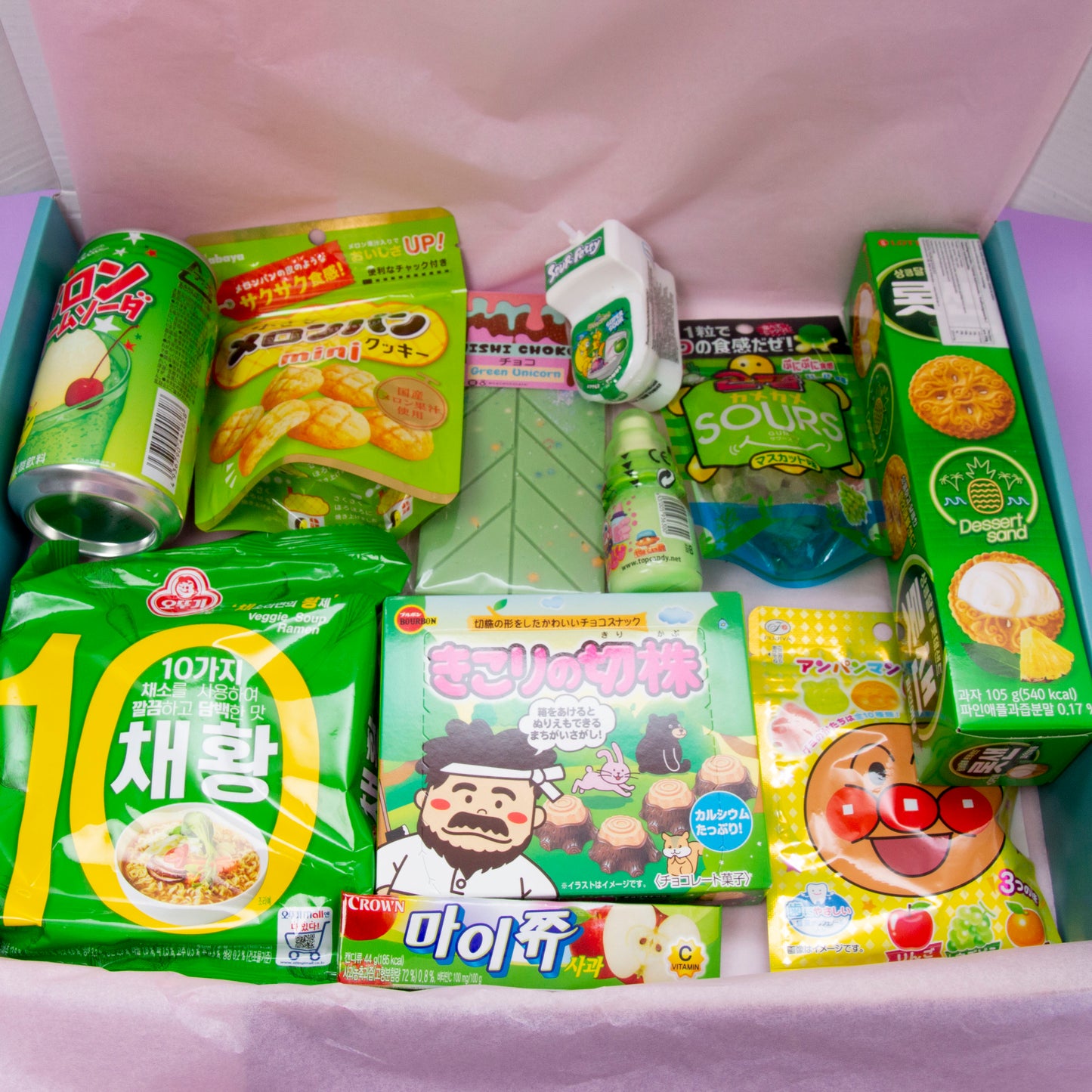 Nishi Snack box Midori  緑