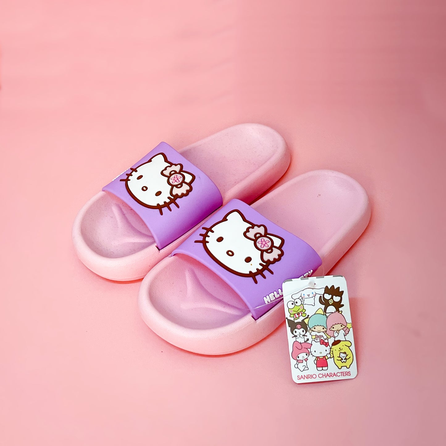 Hello Kitty slippers purple/pink