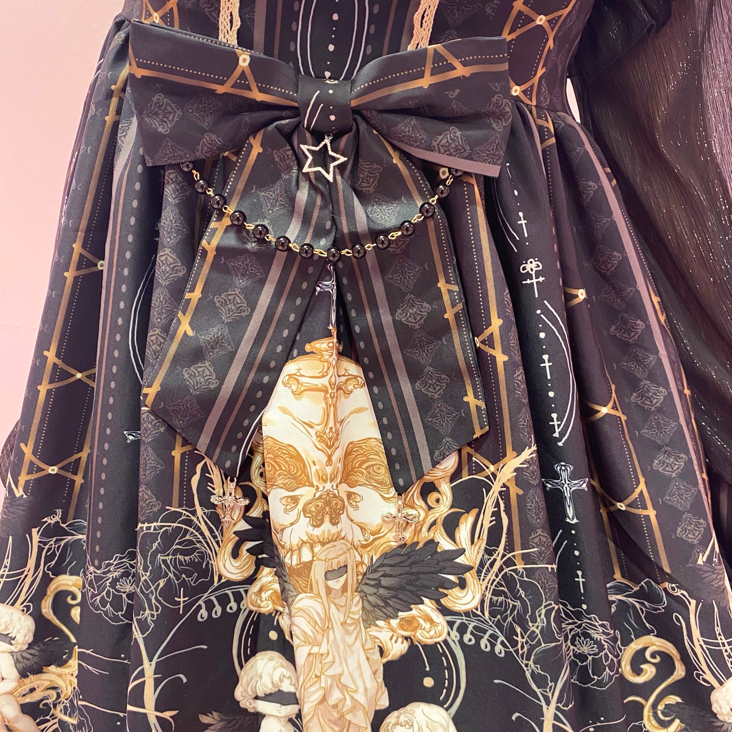Lolita Ocelot Black Dress