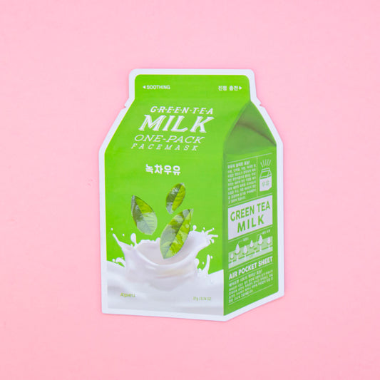 A'pieu Green Tea Milk Sheet Mask